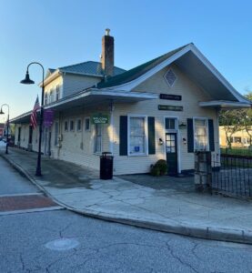 Historic train depot in olde towne conyers